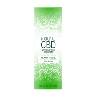 Natural CBD - Water Based Lubricant - 2 fl oz / 50 ml