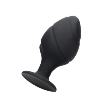 Swirled Butt Plug Set - Black