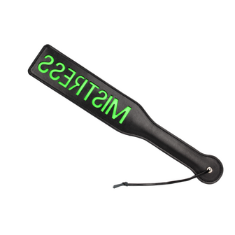 Mistress Paddle - Glow in the Dark - Neon Green