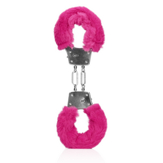 Pluche Metalen Handboeien - Roze