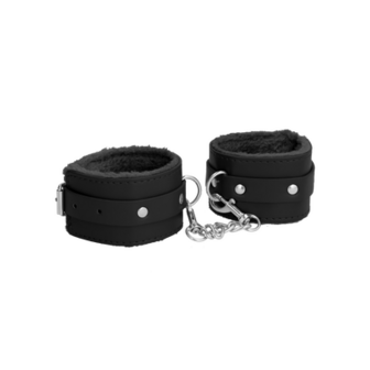 Plush Leather Handcuffs