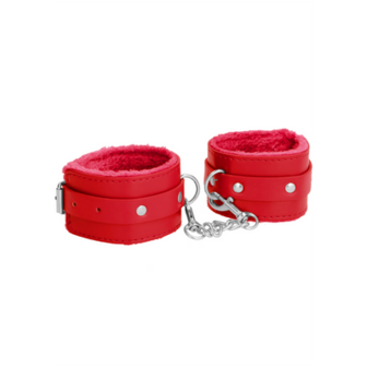 Plush Leather Handcuffs