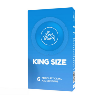 King Size - Condoms - 2.4 / 60 mm - 6 Pieces