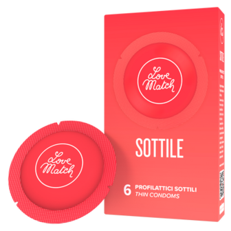 Sottile - Thin Condoms - 6 Pieces