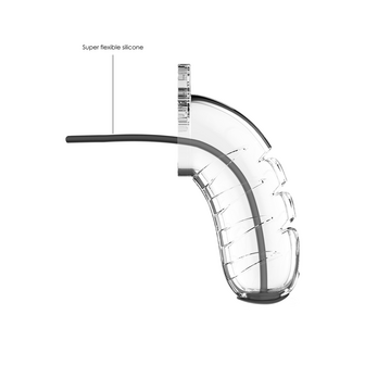 Model 16 Chastity Cock Cage met Urethrale Sounding - 4.5 / 11,5 cm