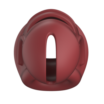 Model 28 - Ultra Soft Silicone Chastity Cage - Red