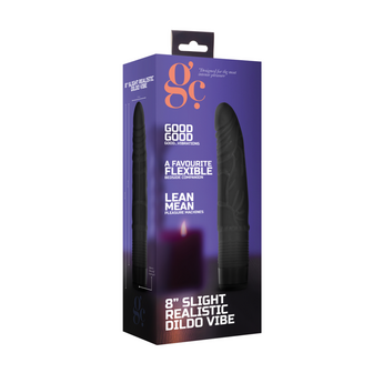 Slight Realistic Dildo Vibrator - 8 / 20 cm