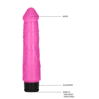 Thick Realistic Dildo Vibrator - 8 / 20 cm