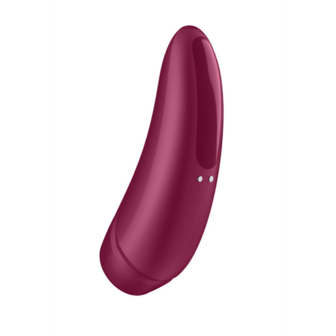 Curvy 1Plus - Air Pulse Stimulator and Vibration - Rose Red