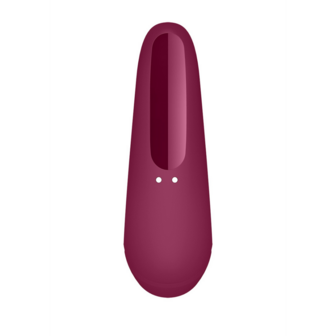 Curvy 1Plus - Air Pulse Stimulator and Vibration - Rose Red