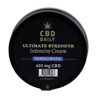 CBD Daily Ultimate Strength Intensive Cream - Sandalwood - 5 oz / 142 g