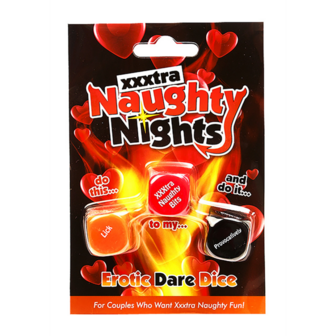 XXXtra Naughty Nights - Erotische Dare Dobbelstenen