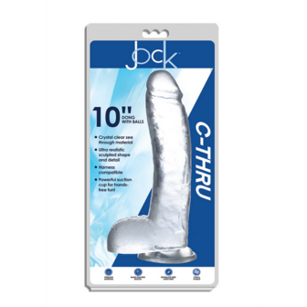 Dildo met Ballen - 10 / 25,5 cm