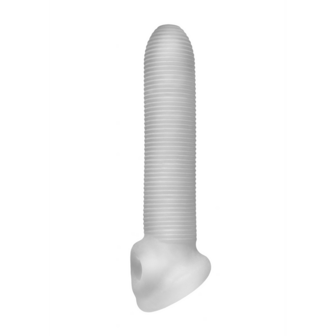 Fat Boy Micro Ribbed Sheath - Dildo - 7 / 19 cm