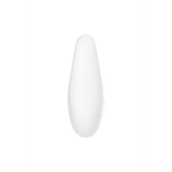 White Temptation - Lay-On Vibrator - White/Brass