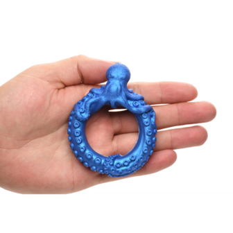 Poseidon&#039;s Octo-Ring - Silicone Cock Ring - Blue