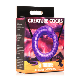 Slitherine - Silicone Cock Ring - Purple