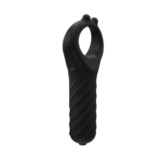 Vibe - Edge - Vibrating Cockring and Bullet - Black