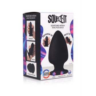 Squeezable Anal Plug - Medium