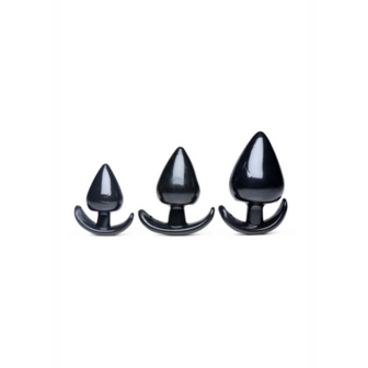 Triple Spades - 3 Piece Anal Plug Set