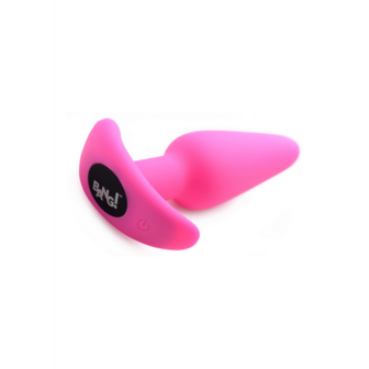 Vibrating Silicone Butt Plug with Remote Control