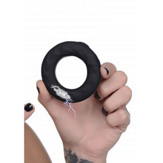 E-Stim Pro - Silicone Vibrating Cockring + Remote Control