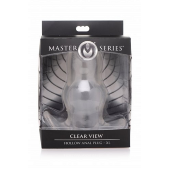 Clear View - Hollow Anal Plug - Extra Large