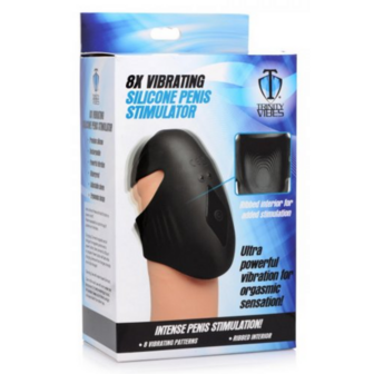 Vibrating Silicone Penis Sleeve