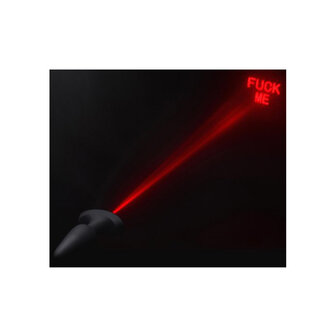 Laser Hart - Butt Plug with Remote Control - Small