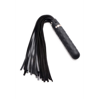 Vibra-Lasher - Vibrerende Silicone Dildo Flogger