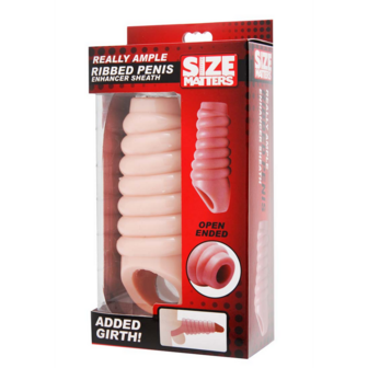 Really Spacious Ribbed Penis Enlargement Sleeve