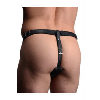 Men&#039;s Harness with Silicone Butt Plug