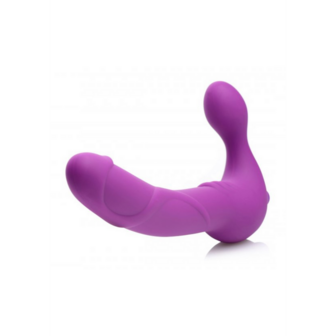 Royal Rider - Vibrating Silicone Strapless Strap-On