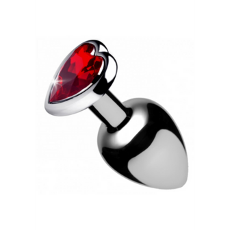 Red Heart Gem - Butt Plug - Large