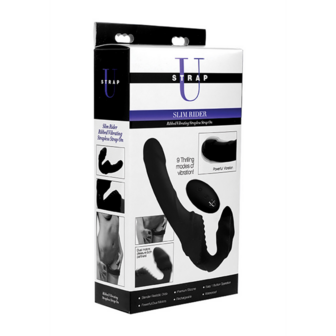 Pro Rider - Vibrerende Siliconen Strapless Strap-On met Afstandsbediening