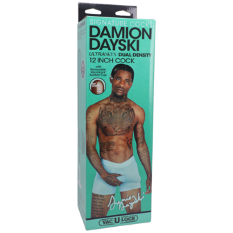 Damion Dayski - Realistic ULTRASKYN Dildo - 12 / 30 cm - Chocolade