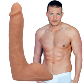 Codey Steele - Realistic ULTRASKYN Dildo - 8 / 20 cm - Vanille