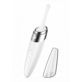 Twirling Delight - Tip Vibrator - White