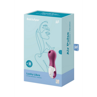 Lucky Libra - Air Pulse Stimulator and Vibration - Purple