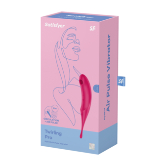 Twirling Pro - Tip Vibrator with App - Red