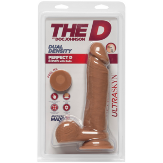 Perfect D - Realistic ULTRASKYN Dildo with Balls - 8 / 20 cm