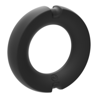 The Paradox - Silicone/Metal Cock Ring - 35mm - Black