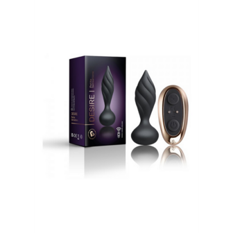 Petite Sensations Desire - Vibrating Butt Plug with Structure