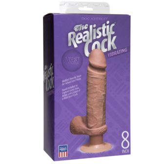 Vibrating ULTRASKYN Dildo - 8 / 20 cm