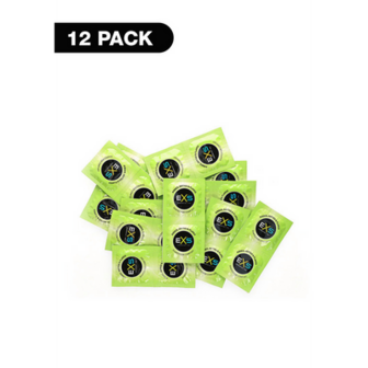 EXS 3 in 1 - Ribbed, Dotted and Flared - Condoms - 12 Pieces