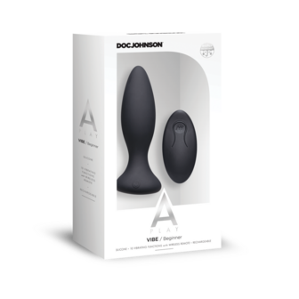 Vibe - Beginners Silicone Anal Plug with Remote Control