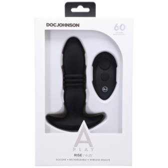 Rise - Silicone Anal Plug with Remote Control