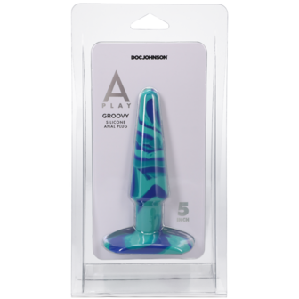 Groovy - Silicone Anal Plug - 5 / 12 cm - Ocean