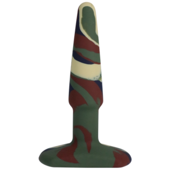 Groovy - Silicone Anal Plug - 4 / 10 cm - Camouflage