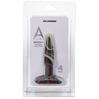 Groovy - Silicone Anal Plug - 4 / 10 cm - Camouflage